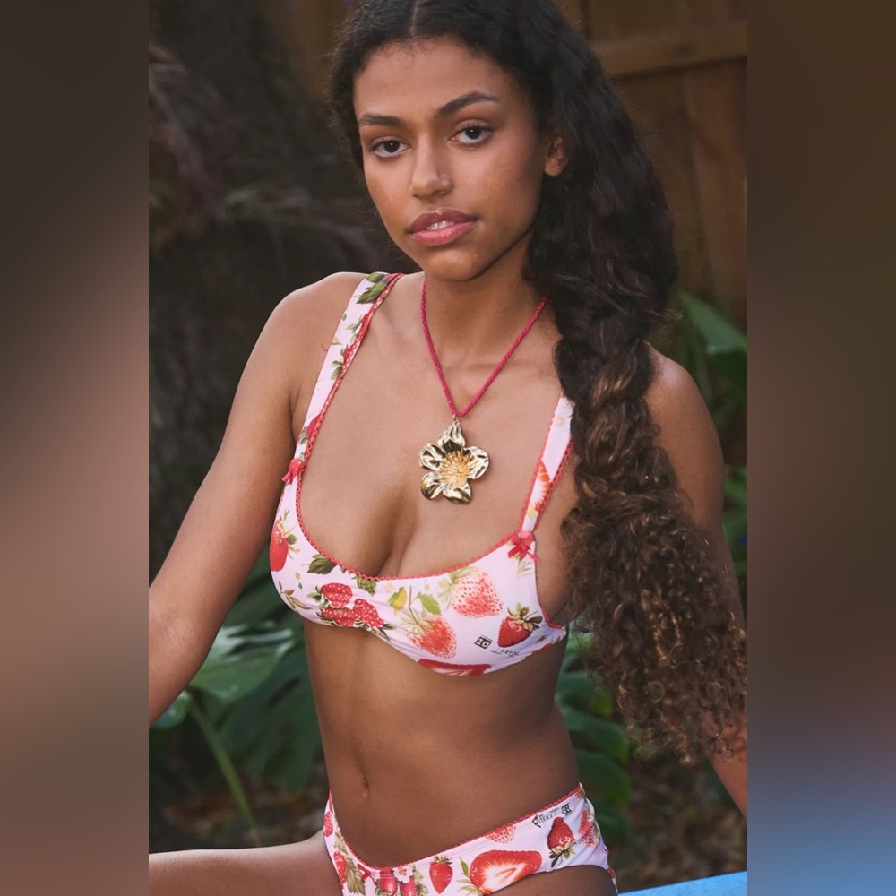 Urban Outfitters Out From Under Britney Bralette Bikini Top and Bottoms SET - Picture 3 of 3